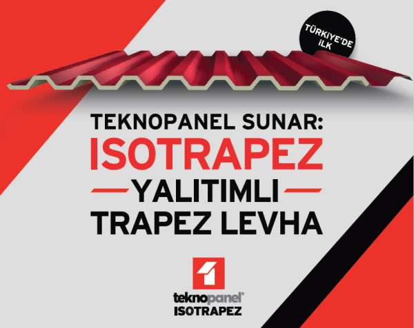 Teknopanel Sunar: Isotrapez Yalıtımlı Trapez Levha