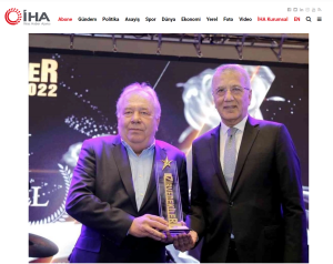 İha.com.tr: "Investment of The Year’ Award to Teknopanel"