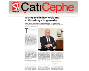 ST Endüstri: ''Teknopanel Organized Dealers Meeting in North Macedonia''