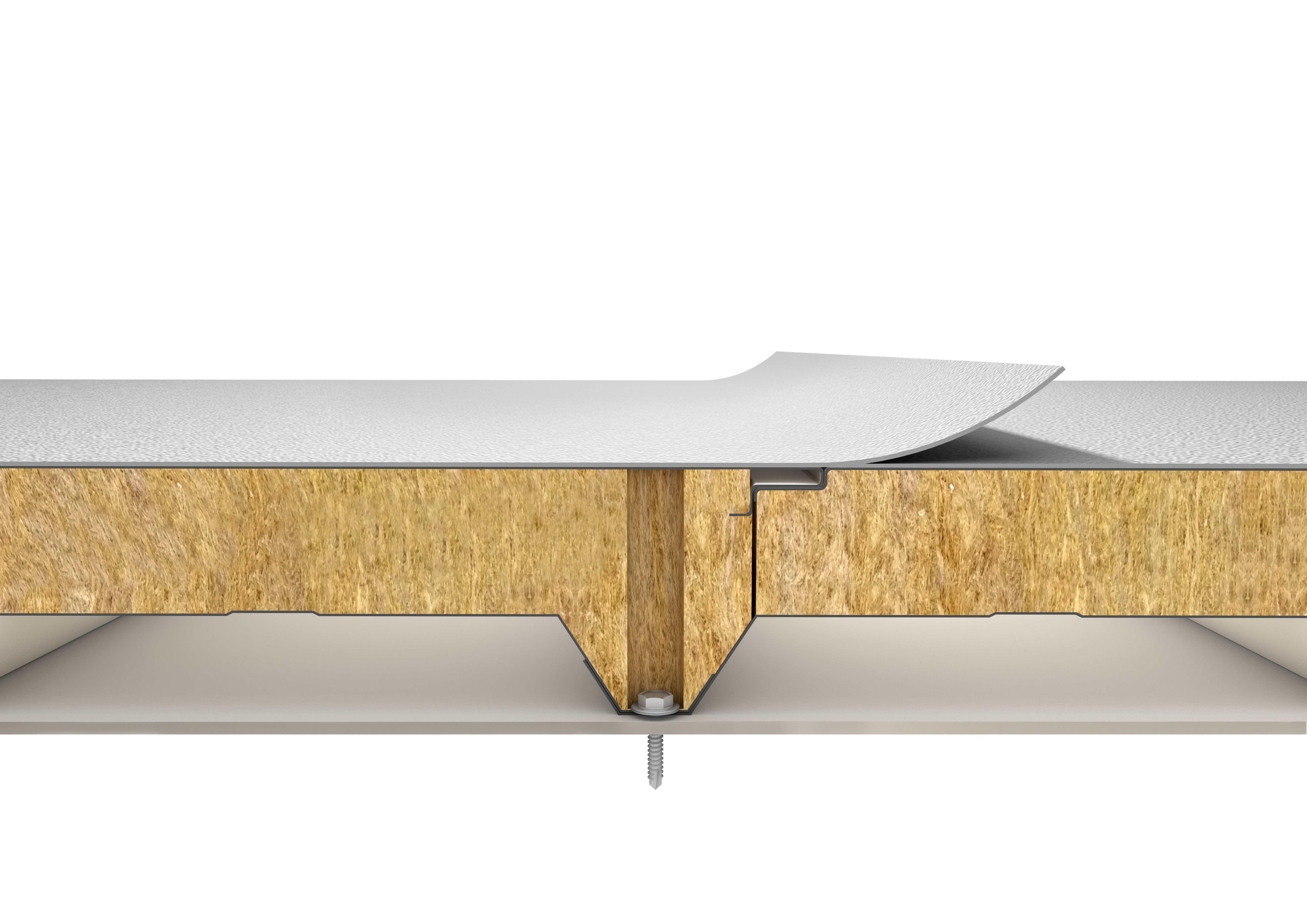 5 Ribs Membrane Roof Panel-Double Sheet