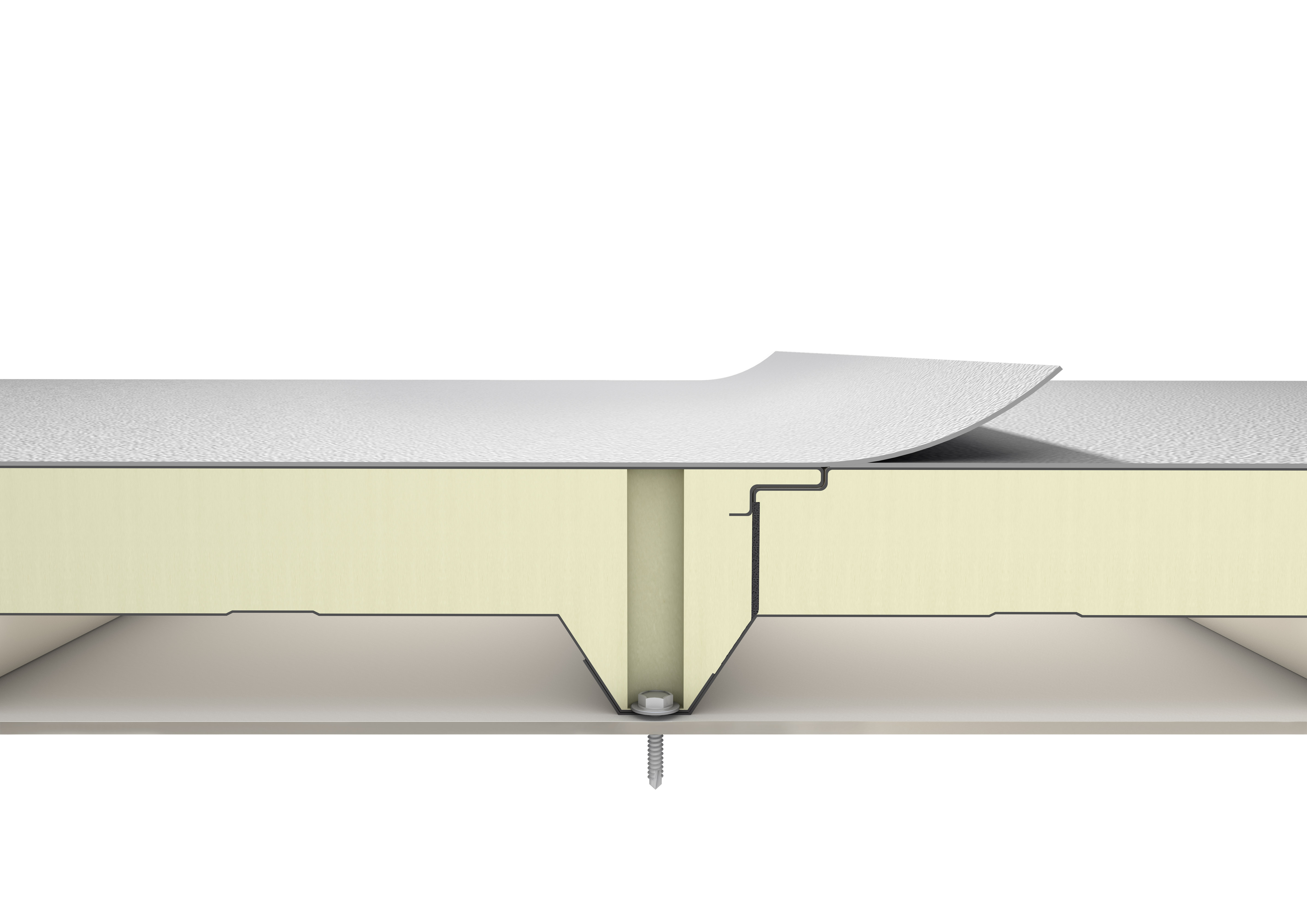 5 Ribs Membrane Roof Panel-Double Sheet